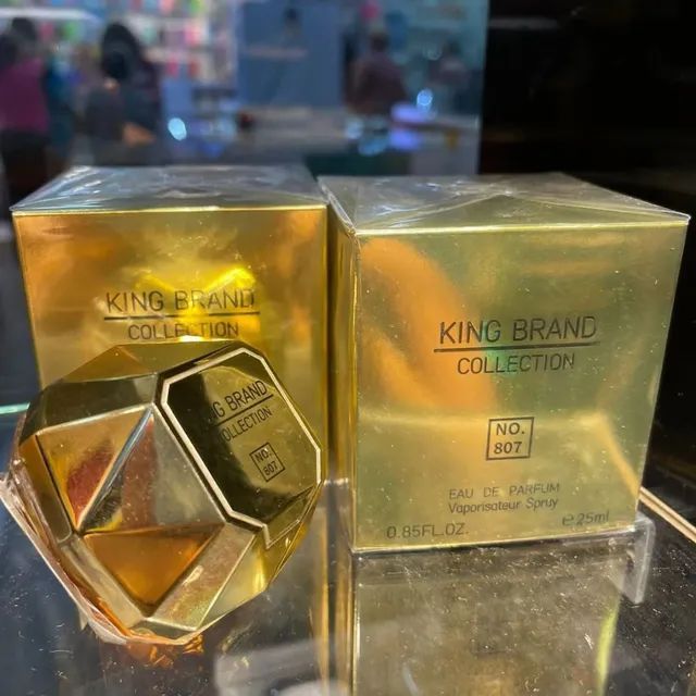 Perfume Feminino N° 807 King Brand Collection Inspirado Lady Million