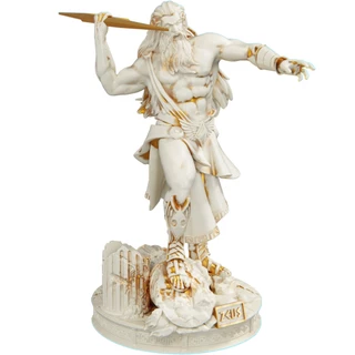 Estátua Zeus Pai Dos Deuses Gregos - Estatueta Imagem