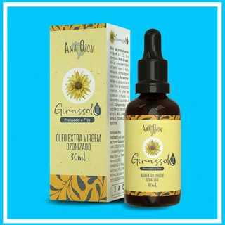 Oleo de Girassol Ozonizado Super Concentrado AmaOzon Ozonio Ativo Muito Potente 30ml