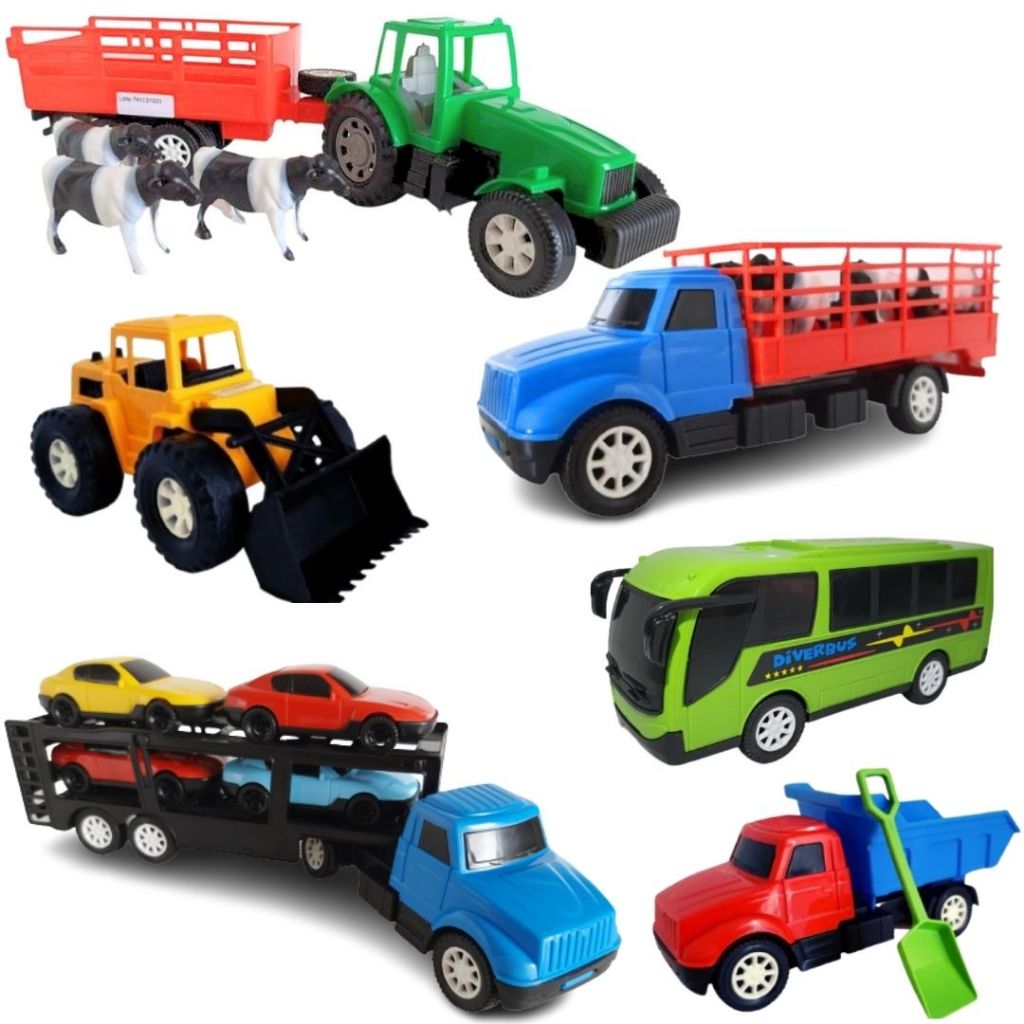 Carreta Caminhão Guincho Carrinho Cegonha Brinquedo Infantil - Escorrega o  Preço