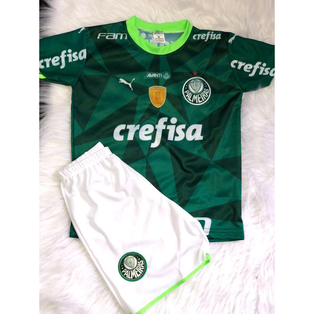 Conjunto do PALMEIRAS Verde LANÇAMENTO 2023-24 Uniforme de Futebol Frete  Grátis ENVIO IMEDIATO