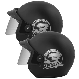 Kit 2 Capacete Moto Aberto Pro Tork Liberty 3 Three Par Casal Masculino Feminino OriginaL