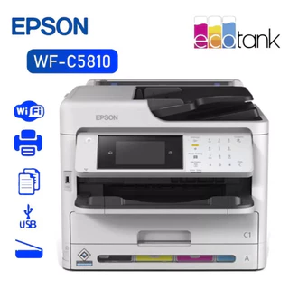 IMPRESSORA EPSON WORKFORCE PRO WF-C5810 C5810 | MULTIFUNCIONAL COM BOLSA DE TINTA COLORIDA WIRELESS, DUPLEX AUTOMÁTICO / ADF DUPLO
