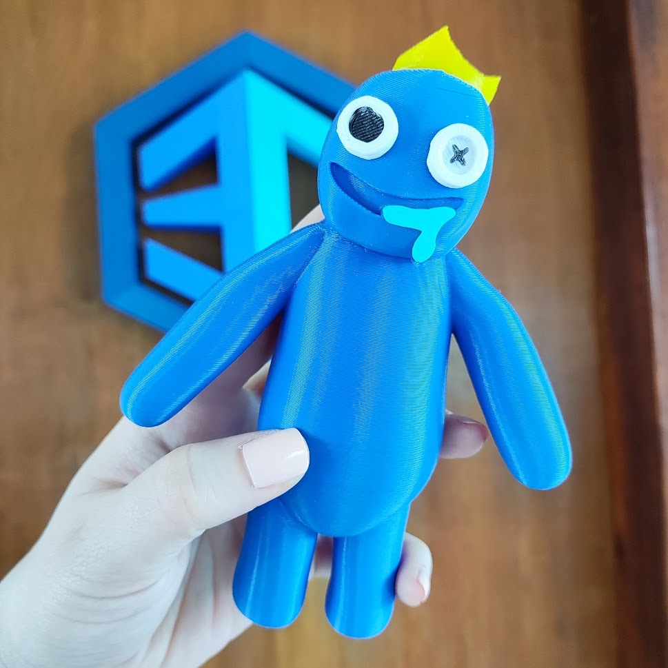 Roblox Rainbow Friends Roblox Babão Pelúcia 30 CM Azul Brinquedo Game Toy  Cartoon Desenho Animado Promoção Presente Dia das Crianças