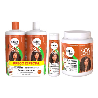 Kit para Cacheadas com SOS Cachos Coco Salon Line