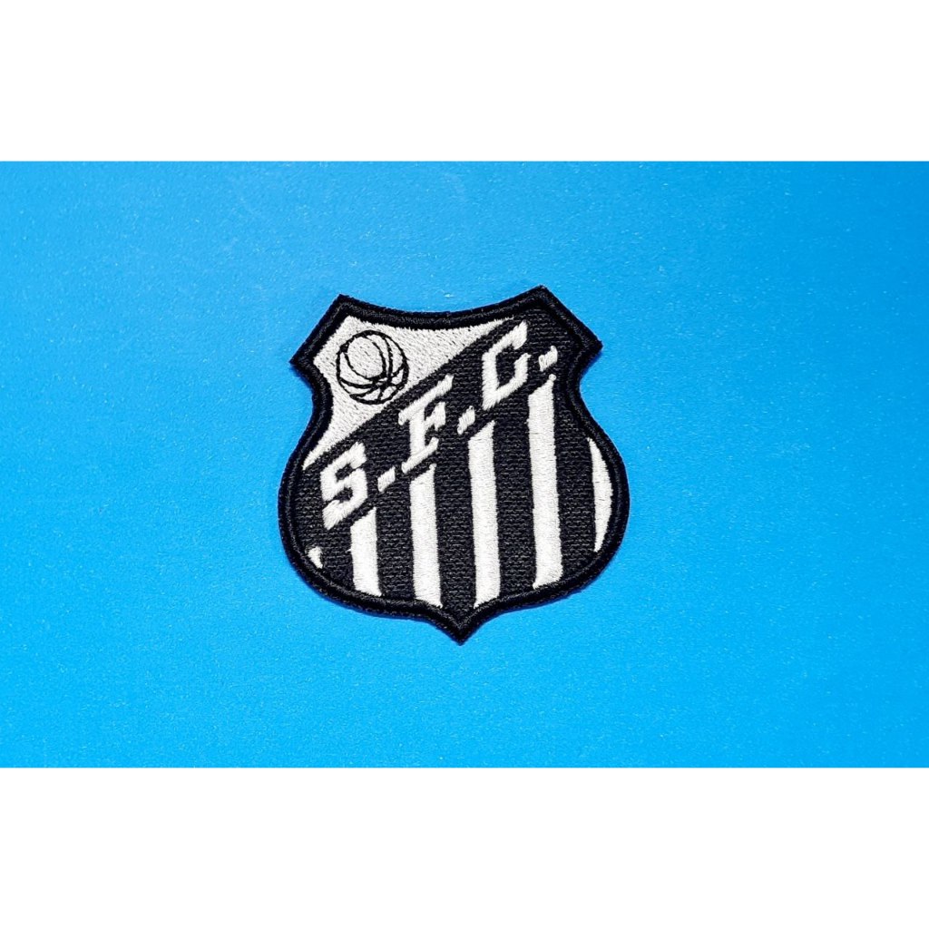 Patch Aplique Bordado Time de Futebol SFC Santos modelo 02