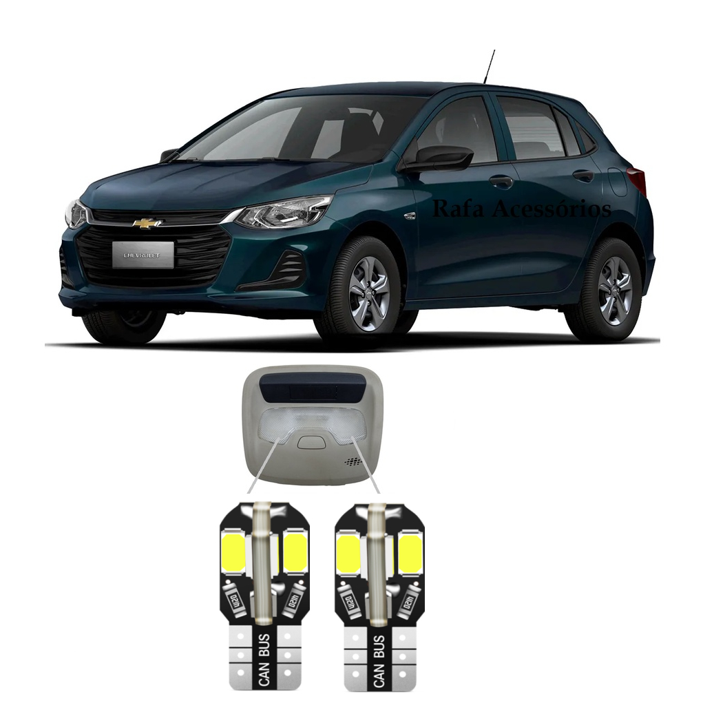 Lâmpada de Led Onix Luz de Teto 2019 2020 2021 Onix Plus Led T10