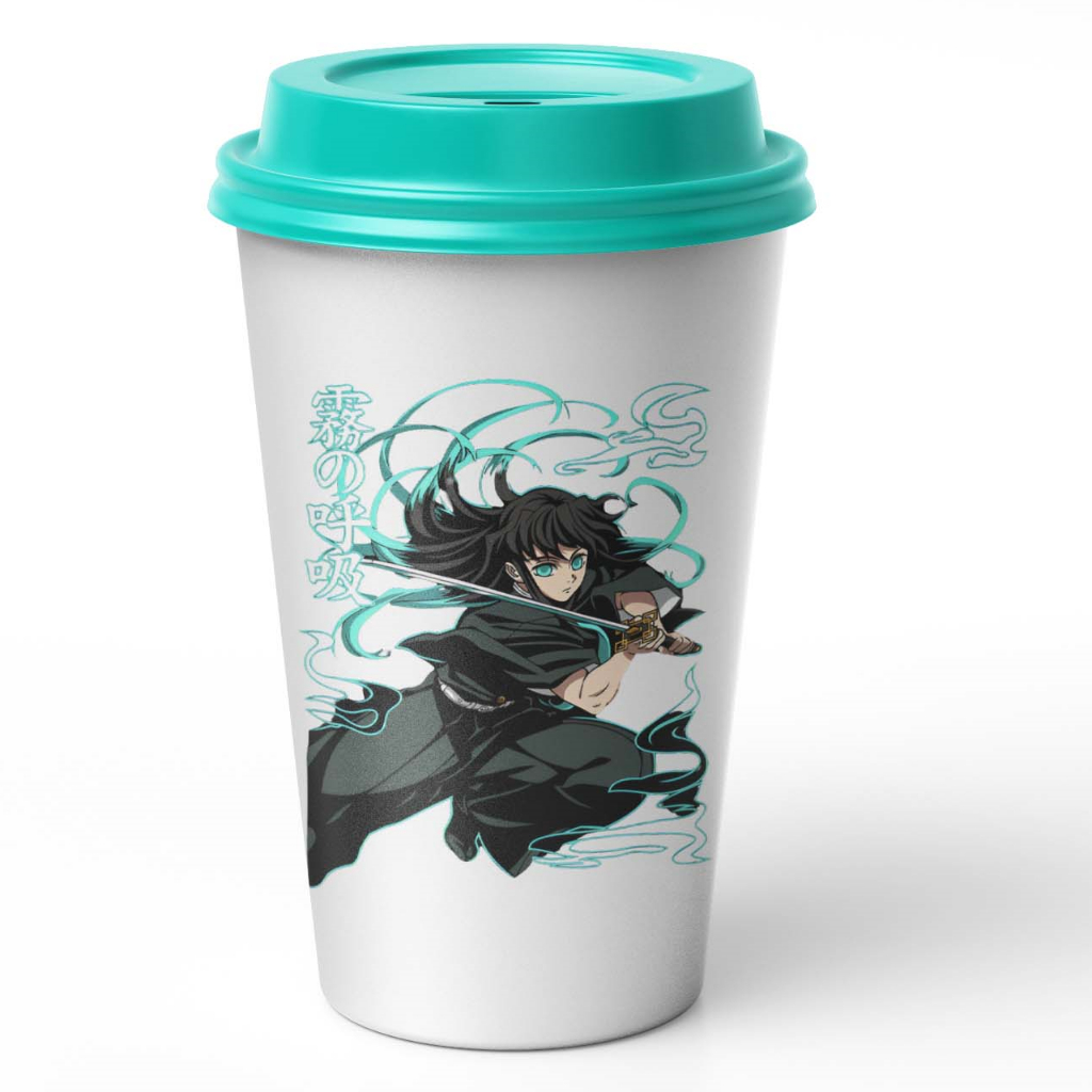 Copo Demon Slayer Muichiro Tokito Gamero Eco Bucks 600ml Personalizado ...