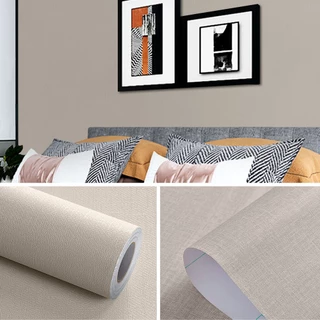 Kit 3 Rolos Papel Parede Lavavel Textura Linho Cinza Claro