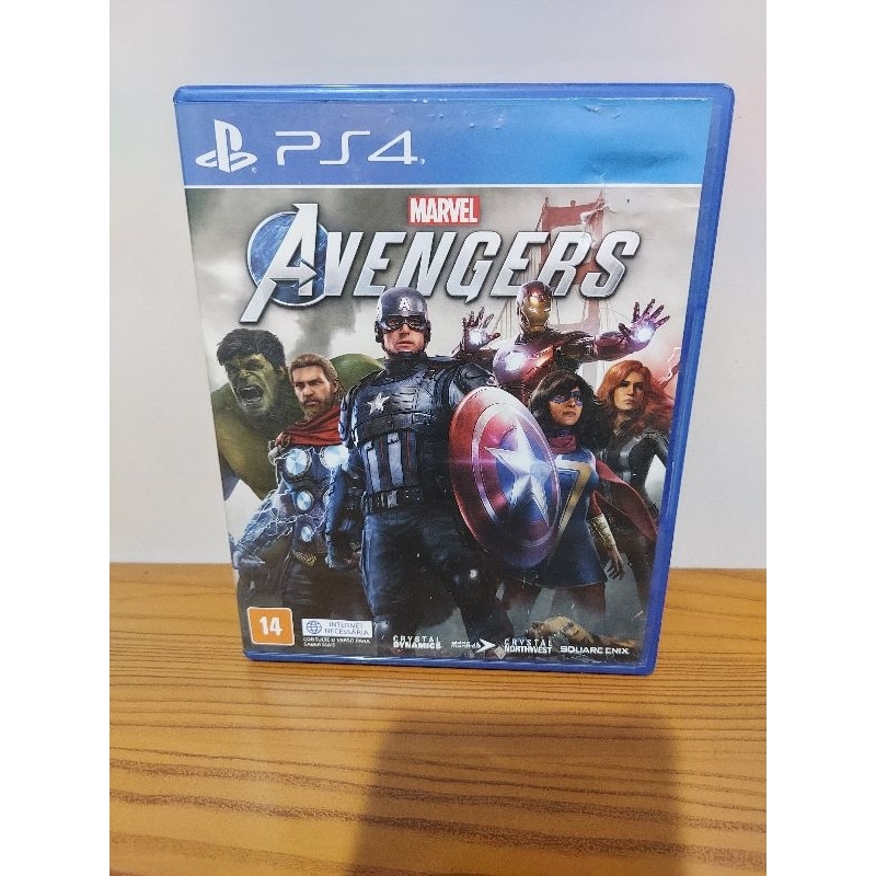 Jogo Marvel Avengers Ps4 Mídia Física Original Frete Grátis