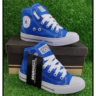 Tênis All Star Converse Cano Alto Azul Royal Lona - Berti Maria