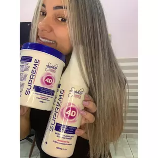 Kit Blond Matizze Matizador para Cabelo Loiro - Desamarelador pós Luzes ou Mechas (Shampoo + Máscara ) 1kg Sophie Cosmetic