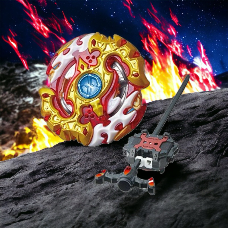 Beyblade Burst B-77 Beylogger Plus Lançador De LED Com Cabo De