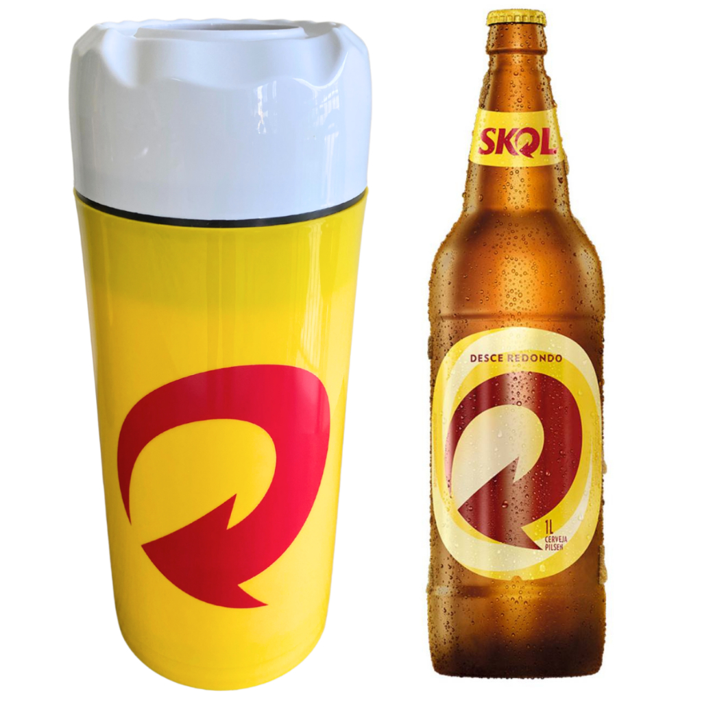 Suporte Garrafa Cerveja Litrão Marcas Térmico Bar Skol Pilsen | Shopee  Brasil