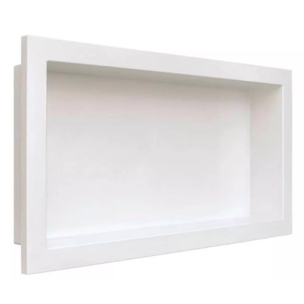 Nicho De Embutir Para Banheiro 30x60cm Promoção Avaria Branco