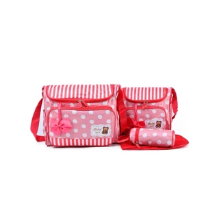 Kit 4 Peças Bolsa Da Mamãe Multifuncional Portátil De Grande Capacidade Para Viagem em Oferta na Shopee