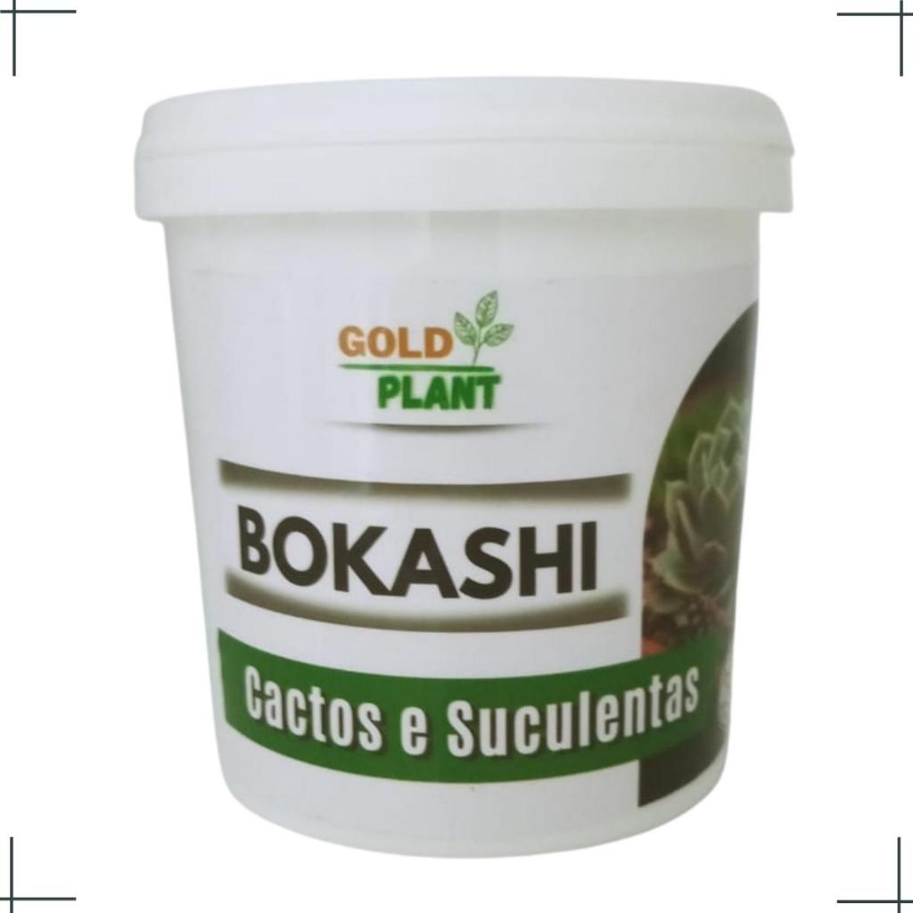 Bokashi Fertilizante Adubo Orgânico Cactos Suculentas farelado Gold Plant