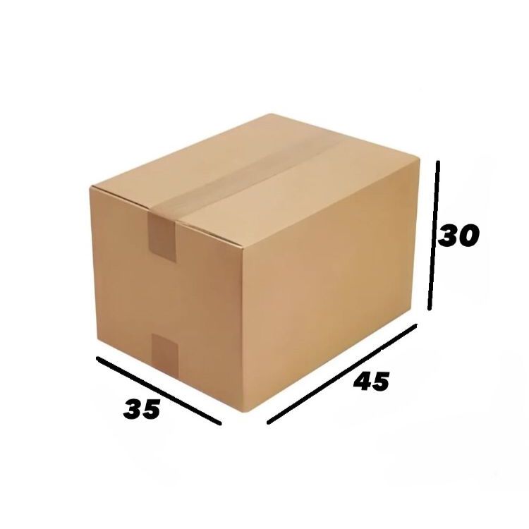5 Caixas de Papelão 45 X 35 X 30 Mudança Correios Sedex Pac E-commerce ...