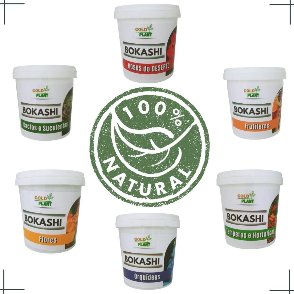 Bokashi adubo orgânico farelado para plantas Gold Plant