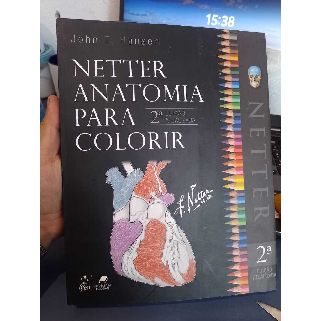Netter Anatomia para Colorir - John John Hansen | Shopee Brasil