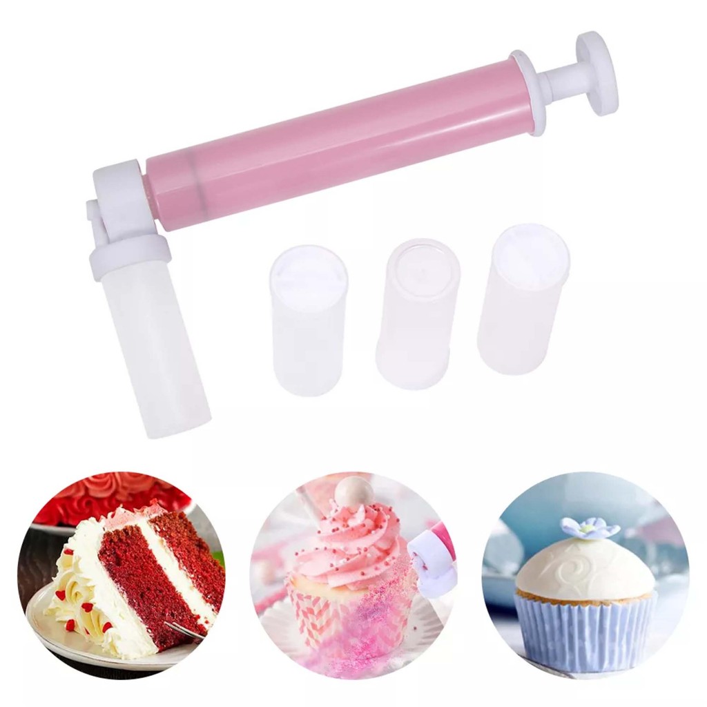 Kit Pulverizador Bombinha Para Glitter Ou Pó Decoração Bolo 