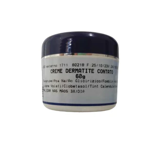 Creme Hidratante Para Dermatite de Contato, Pele Seca E Sensível 60gramas