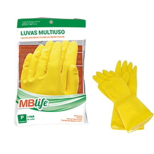 Luva Latex Limpeza Multiuso - Mb Life 1 Par | Shopee Brasil