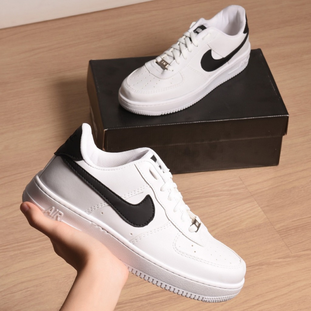 Tênis Nike Air Force Branco Preto Envio Imediato