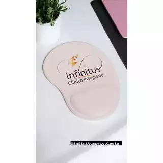 Mouse Pad Personalizado com apoio modelo gota e modelo retangular
