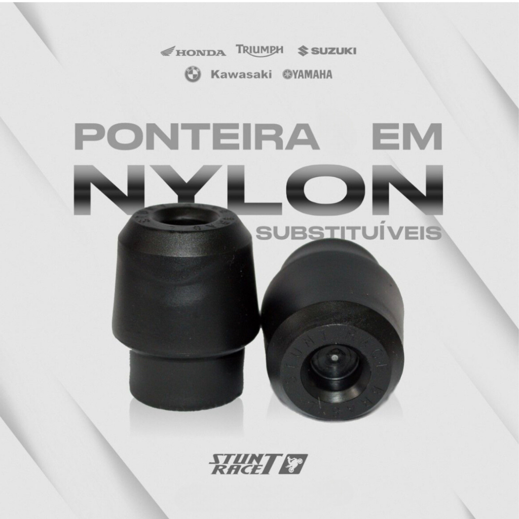Nylon Reposição Borracha Para Protetor Stunt Race Ponteira