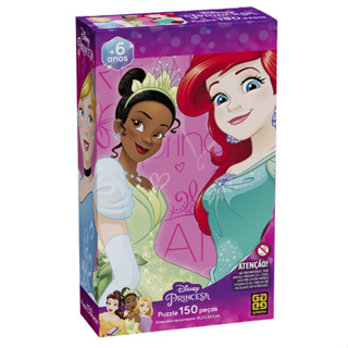 Quebra Cabeça Bela Princesas Disney 200 Peças Toyster : :  Brinquedos e Jogos