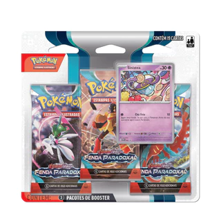 Pokémon - Triple Pack Escarlate e Violeta 4 Fenda Paradoxal