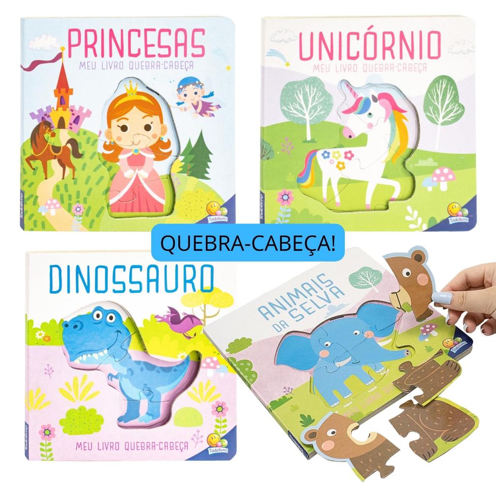 Meu Livro Quebra-cabeça: Princesas