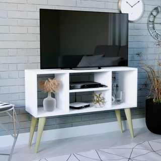 Rack para Sala Quarto TV até 40 Polegadas Retro Moderno Noruega em Oferta na Shopee