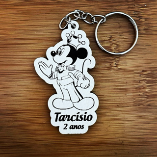 Kit chaveiros MDF Mickey Realeza