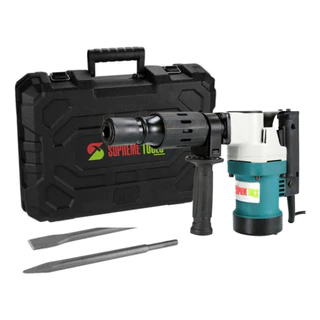 Martelete Rompedor Demolidor 10kg 2300w Sextavado 17mm + Maleta Ponteira e Talhadeira