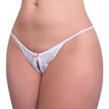 Kit 5 calcinhas Abertura Íntima Tanga Com Lancinho Sensual Apressadinha