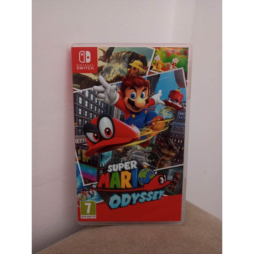 Super Mario Odyssey Nintendo Switch Cartucho Físico De Jogo