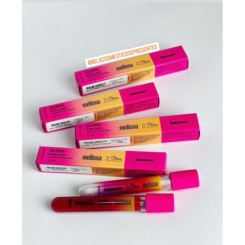 メリッサ 5ml Melissa Gloss labial Intense 5,5ml | Shopee Brasil