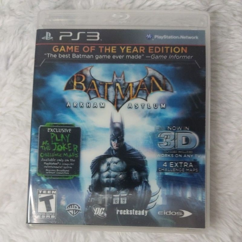 Batman Arkham Asylum Game of The Year Edition PS3