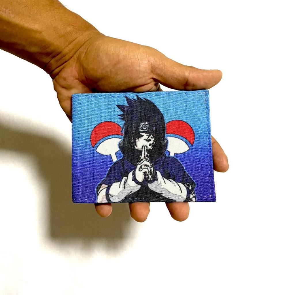 Carteira slim sasuke uchiha anime naruto desenho logo geek | Shopee Brasil