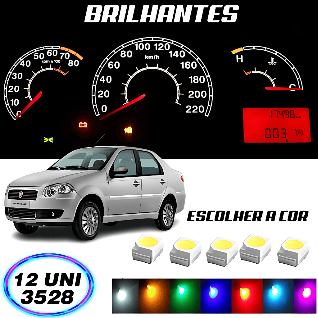 Lâmpada Led Painel Siena G4 12 Peças