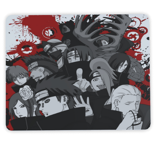 Quadro decorativo em MDF Renegados Naruto Akatsuki konan Deidara Itachi  Kisame Zetsu Negro Obitu Pain Kakuzu Hidan