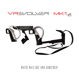 Pico 4 Gunstock VREvolver Mk1 - Suporte Arma Para VR (RV)