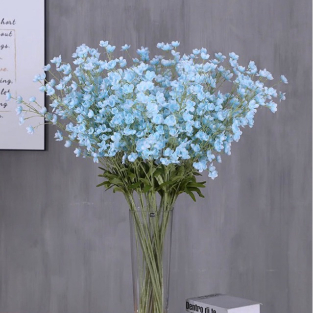 Hastes Flores Artificiais Ramos de Margaridas 50cm Decoração,Casa, Casamento Azul