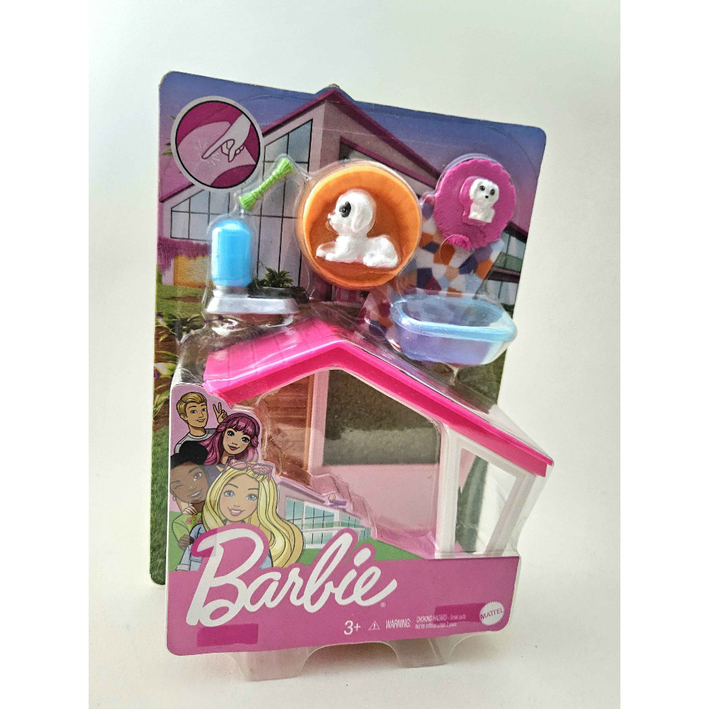 Barbie Mini Playset With 2 Pet Puppies GRG78