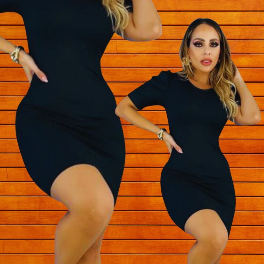 Vestido sales malha simples