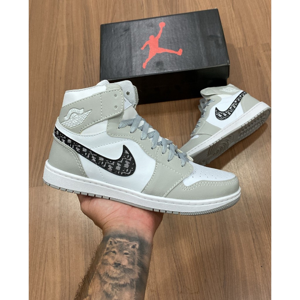 Tênis NK Air Jordan 1 High Unissex Feminino Masculino Promoção Imperdível