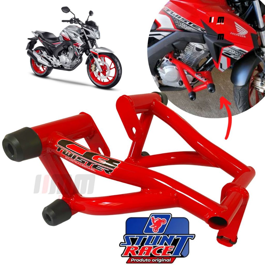 Protetor Motor + Bagageiro Stunt Race Cg 160 Fan Start 16-22