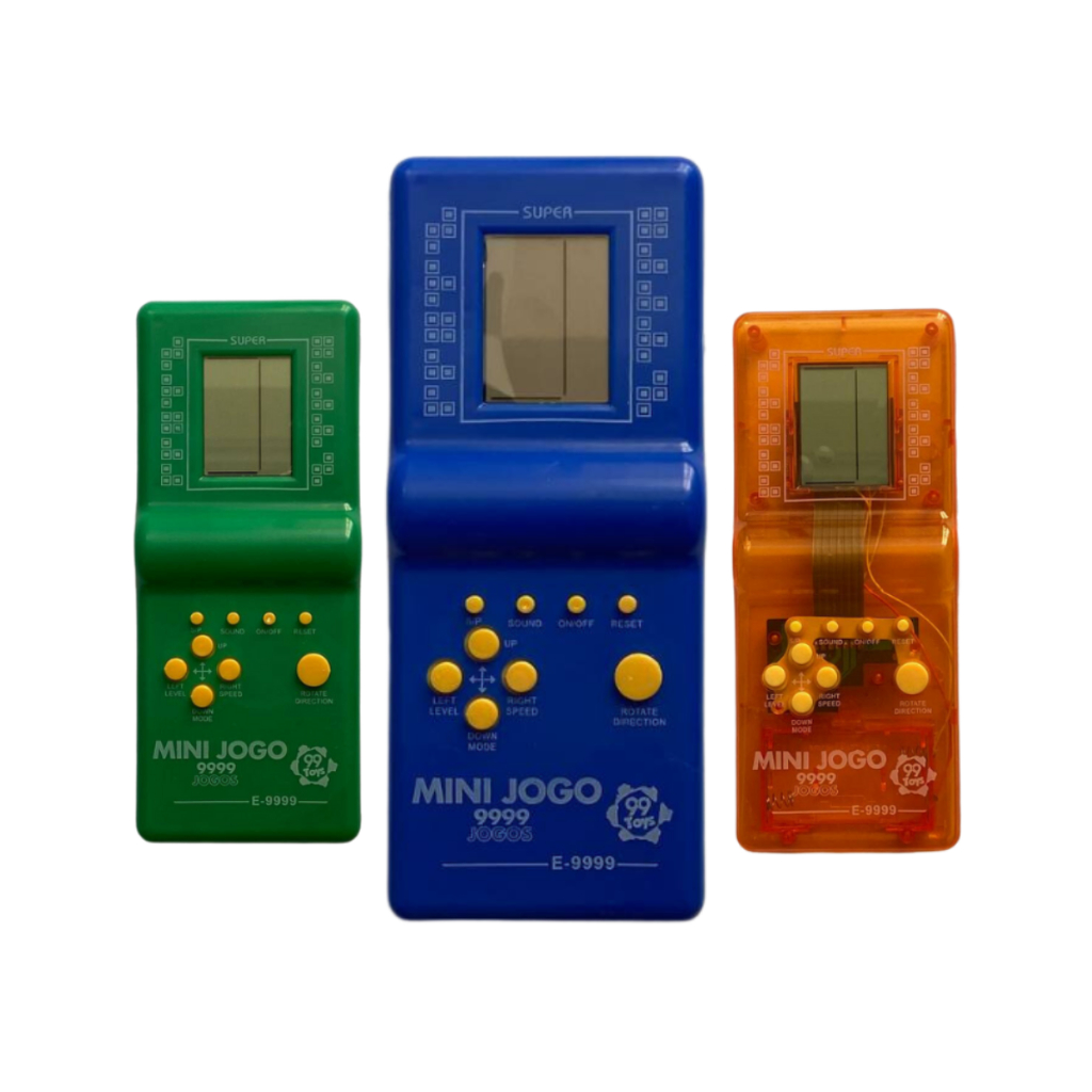 Mini Game Boy Portátil Sup Gme Box 400in1 Tela 3 Pol. - Azul Royal